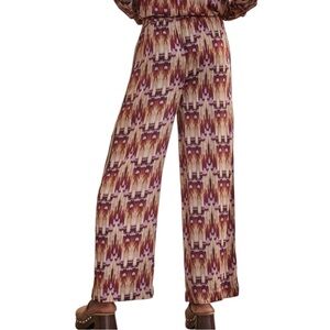 NKN Anthropologie pant Nekane Serina Spain‎ Chic southern Wide-Leg NWT
 S M